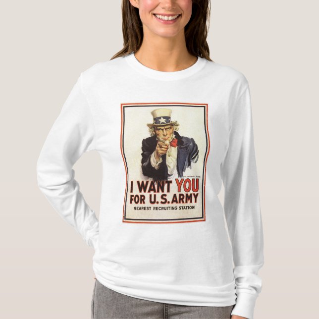 Uncle Sam - Ich Wollte dir T - Shirt (Vorderseite)