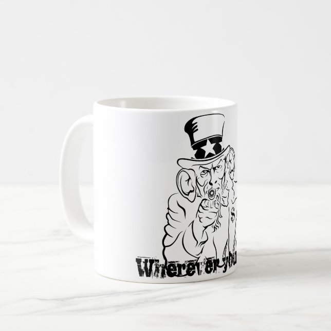 Uncle SAM Kaffeetasse (Vorderseite Links)