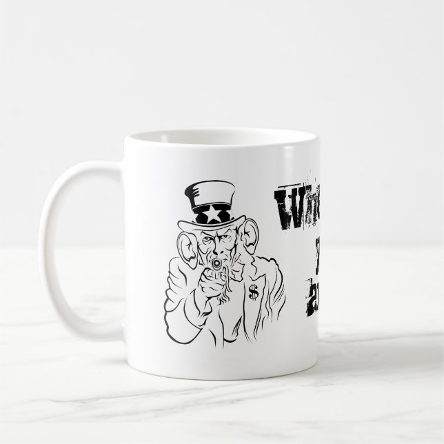Uncle Sam Kaffeetasse (Links)