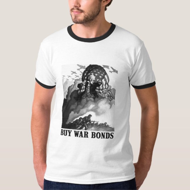 Uncle Sam Kriegsbindungen T-Shirt (Vorderseite)