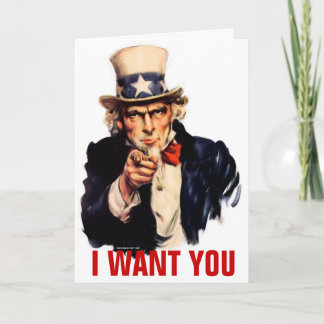 Uncle Sam Kundengerechte Karte