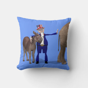 Uncle Sam Lieben Donkeys Kissen