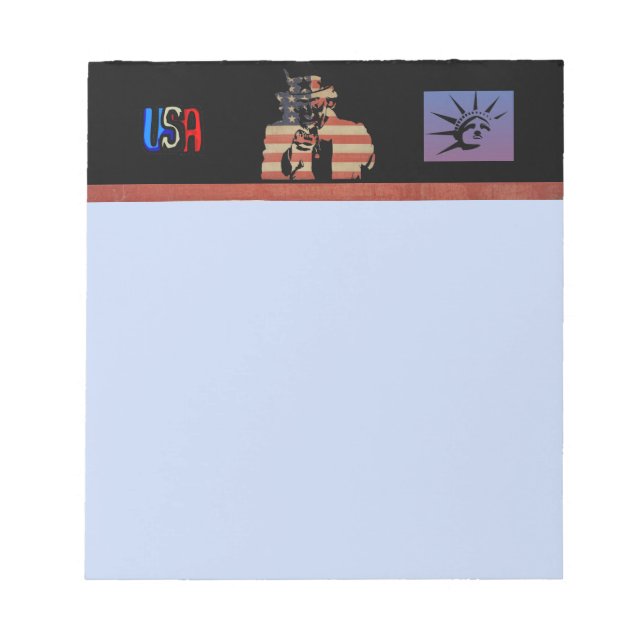 Uncle Sam Note Pad Notizblock (Vorderseite)
