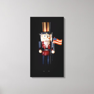 Uncle Sam Nutcracker Leinwanddruck