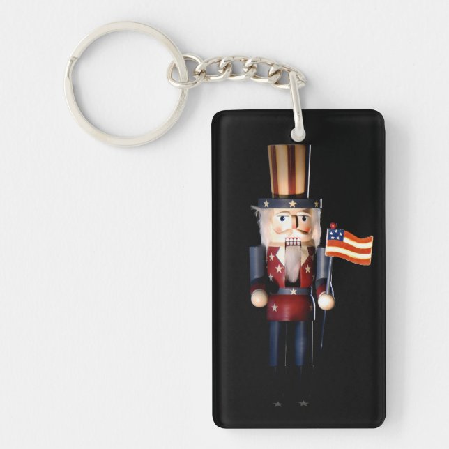 Uncle Sam Nutcracker Schlüsselanhänger (Vorderseite)