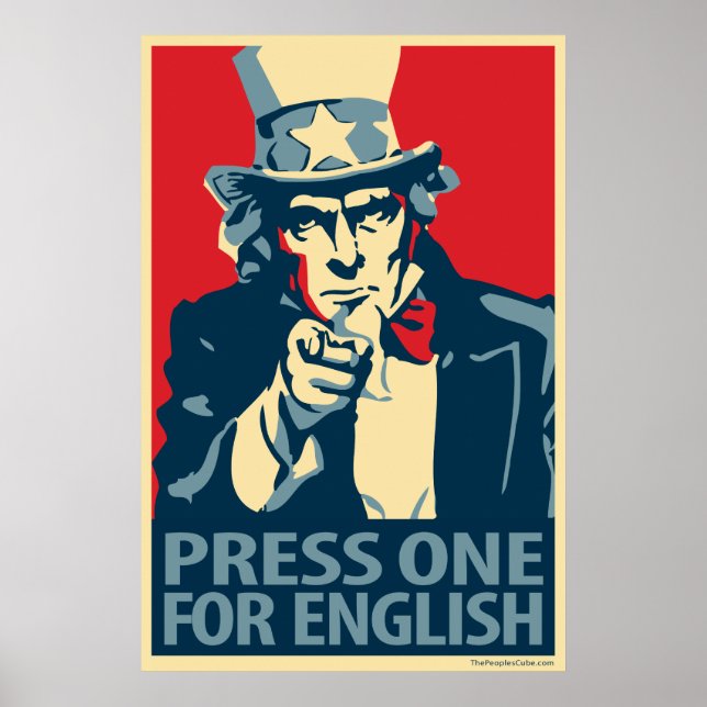 Uncle Sam - Obama Parody-Poster Poster (Vorne)