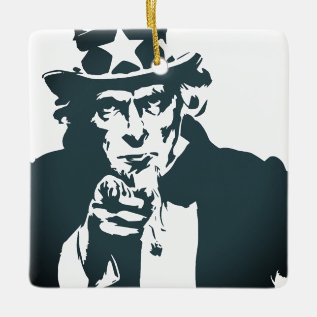 Uncle Sam Ornament (Vorderseite)