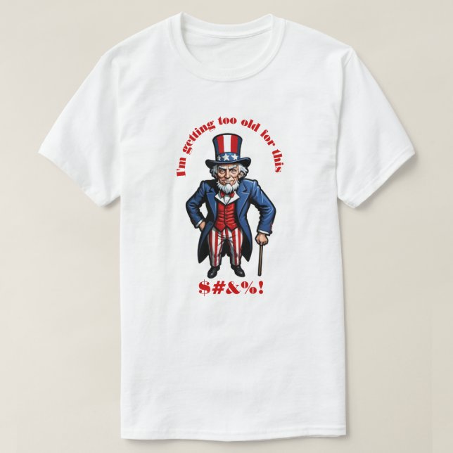 Uncle Sam Personalize T-Shirt (Design vorne)