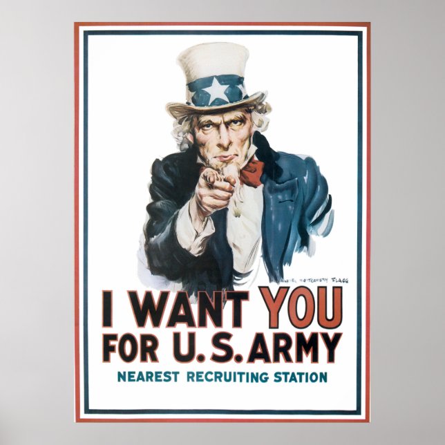 Uncle Sam Poster (Vorne)
