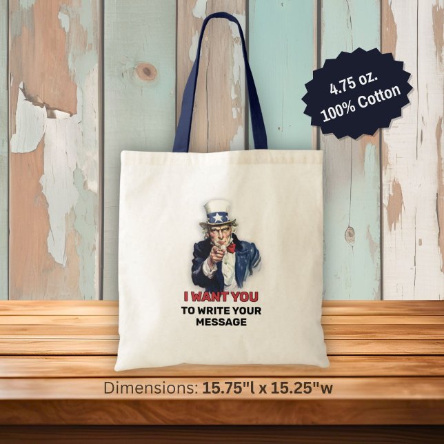 Uncle Sam Recruiting Tragetasche (Von Creator hochgeladen)