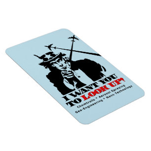 Uncle Sam Sagt, dass ich Sie will, um oben zu Magnet