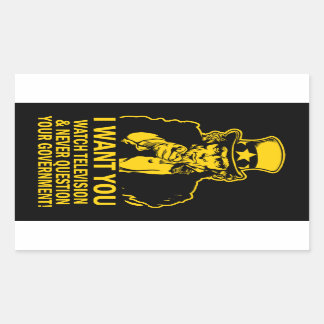 Uncle Sam Satire Sticker