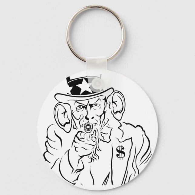 Uncle Sam Schlüsselanhänger (Vorderseite)
