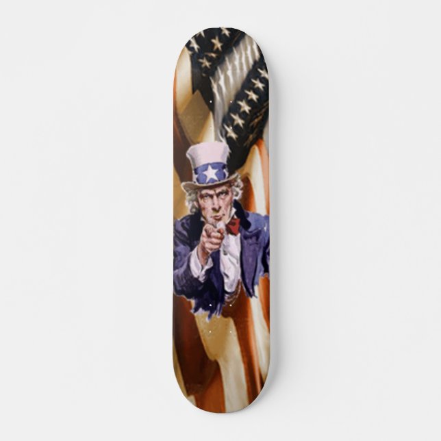 Uncle Sam Skateboard (Vorne)