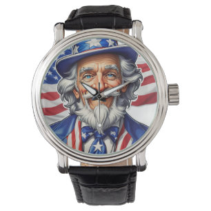Uncle Sam USA Armbanduhr