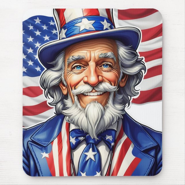 Uncle Sam USA Mousepad (Vorne)