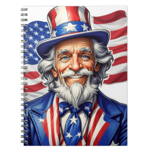 Uncle Sam USA Notizblock