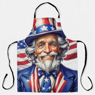 Uncle Sam USA Schürze