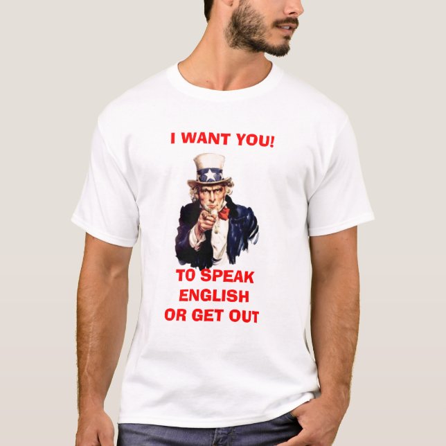 Uncle Sam WILL ICH SIE! T-Shirt (Vorderseite)