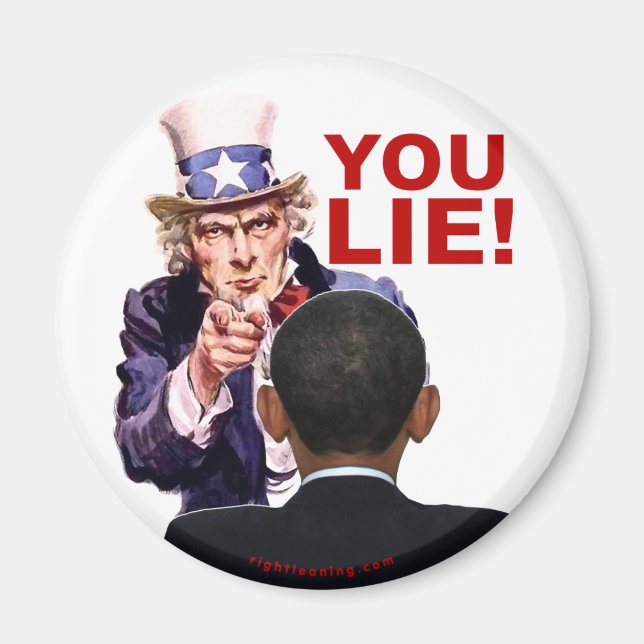 Uncle Sam You Lie Magnet (Vorne)