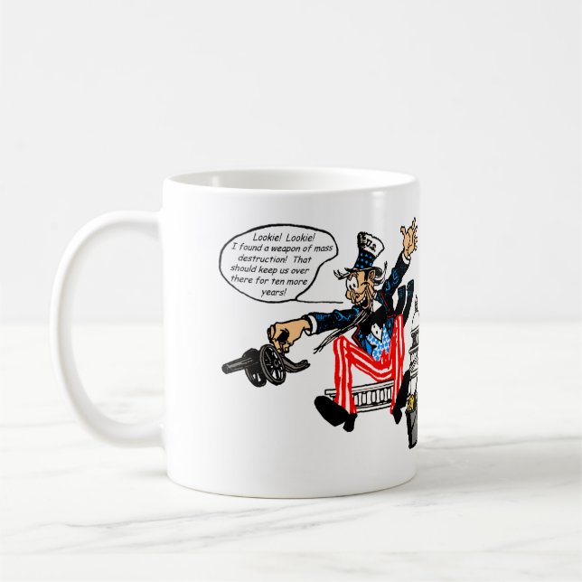 Uncle Sam, Zehn weitere Jahr-Tassen Tasse (Links)