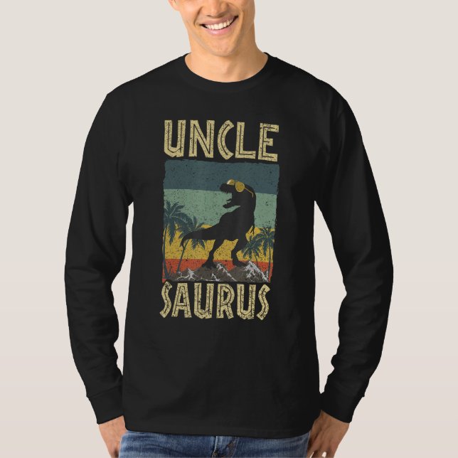 Uncle Saurus Dinosaur Unclesaurus Rex Family Match T-Shirt (Vorderseite)
