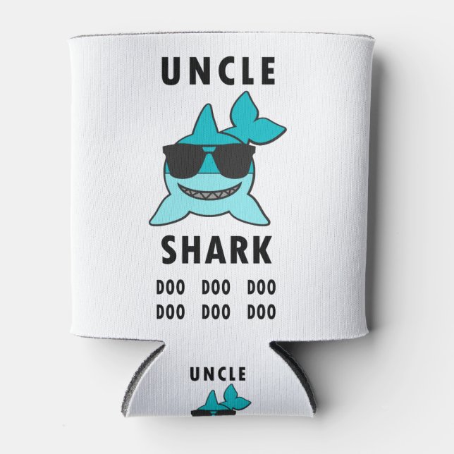 UNCLE SHARK Doo Doo Doo Dosenkühler (Vorderseite)