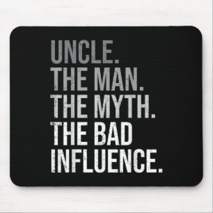 Uncle The Man The Myth The Legend Fun Best Funny U Mousepad