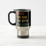 Uncle The Man The Myth The Legend Ohrs for Reisebecher<br><div class="desc">Uncle The Man The Myth The Legend Ohrs for Uncles Gift. Perfect gift for your dad,  mom,  dad,  men,  women,  friend and family members on Thanksgiving Day,  Christmas Day,  Mothers Day,  Fathers Day,  4th of July,  1776 Independent Day,  Veterans Day,  Halloween Day,  Patrick's Day</div>