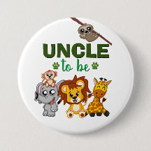 Uncle To Be Jungle Safari Zoo Animal Baby Shoodusc