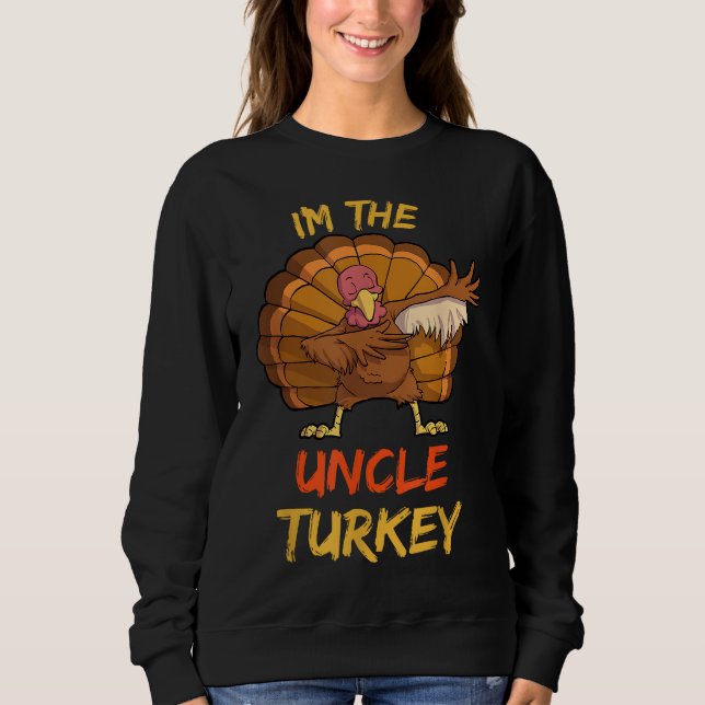 Uncle Turkey Matching Family Group Erntedank Pa Sweatshirt (Vorderseite)