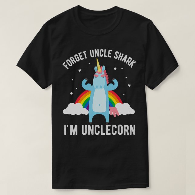 Unclecorn, Funny Unicorn Lover T-Shirt für Onkel u (Design vorne)