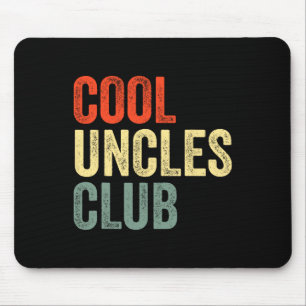 Uncles Shirt Vintag Cool Uncles Club Funny Vaterla Mousepad
