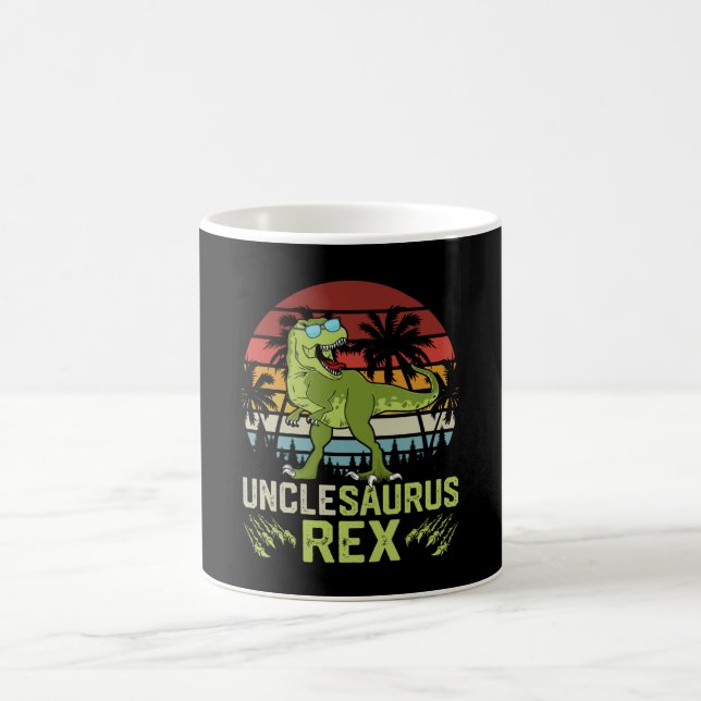 Unclesarurus Rex | Cool Retro Dinosaurier Design Kaffeetasse (Mittel)