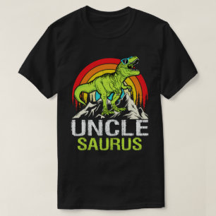 Unclesaurus Dinosaur Onkel Saurus Vatertag T-Shirt
