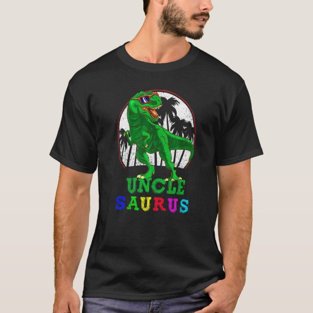 Unclesaurus Rex Dinosaurier Men Oncle Saurus Famil T-Shirt (Vorderseite)