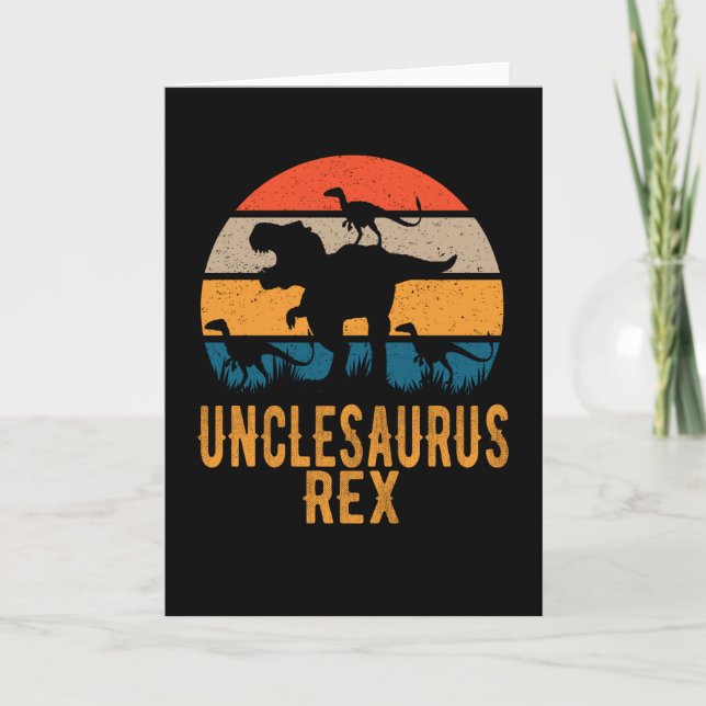 Unclesaurus Rex Karte (Vorderseite)