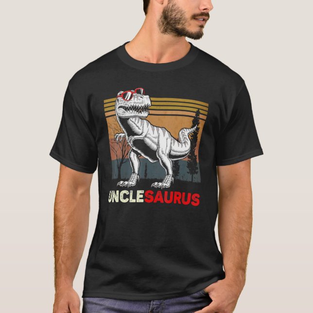 Unclesaurus Rex Uncle Dinosaur Rex Uncle Saurus T-Shirt (Vorderseite)