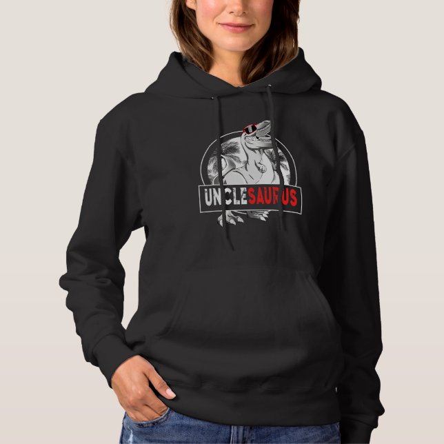 Unclesaurus Rex Uncle Saurus Dinosaur Men Boys Hoodie (Vorderseite)