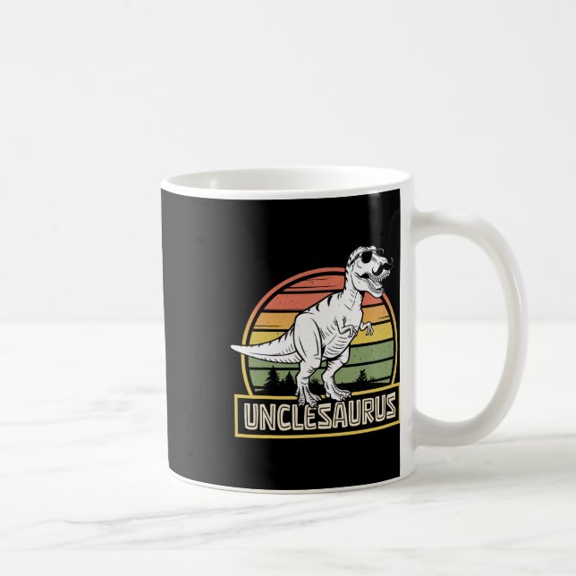 Unclesaurus T Rex Dinosaur Onkel Saurus Matching F Kaffeetasse (Rechts)