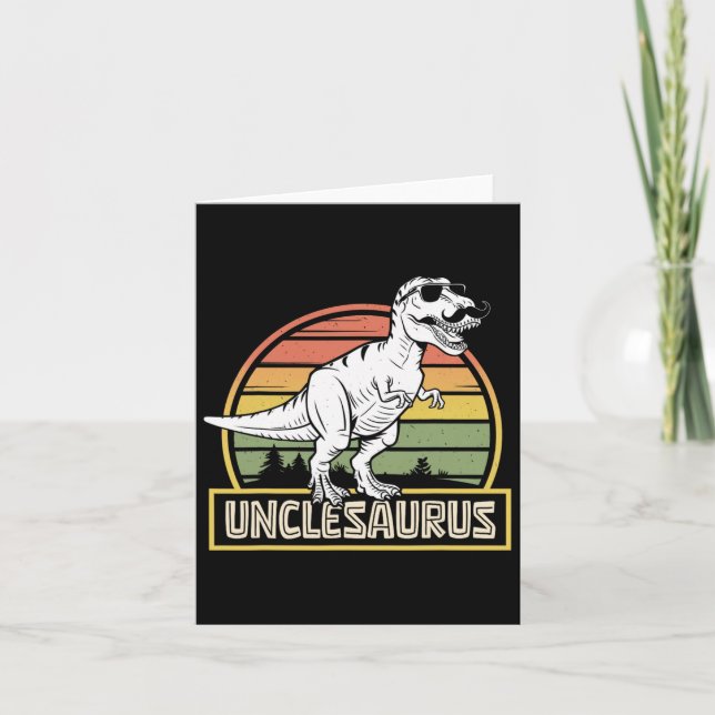 Unclesaurus T Rex Dinosaur Onkel Saurus Matching F Karte (Vorderseite)