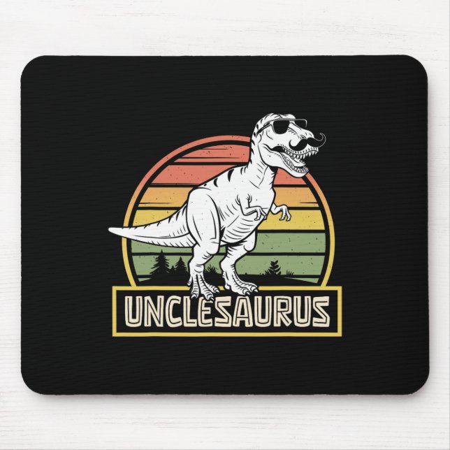 Unclesaurus T Rex Dinosaur Onkel Saurus Matching F Mousepad (Vorne)