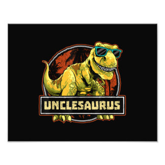 Unclesaurus T rex Uncle Saurus Dinosaurier Fotodruck