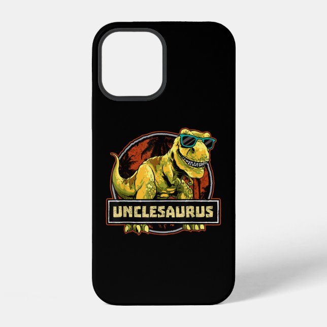 Unclesaurus T rex Uncle Saurus Dinosaurier iPhone Hülle (Rückseite)