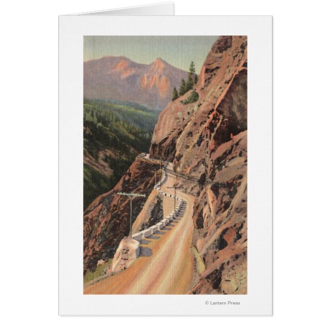 Uncompahgre Schlucht und Million Dollar Autobahn (Vorne)