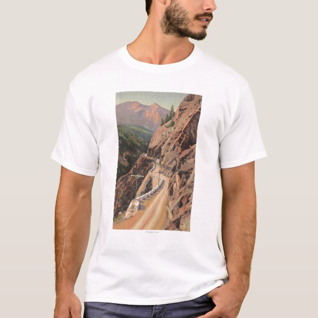 Uncompahgre Schlucht und Million Dollard T-Shirt (Vorderseite)