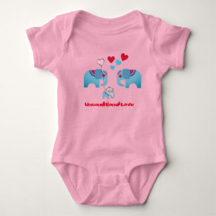 Unconditional Love Baby Bodysuit Strampler