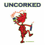 UNCORKED - Feier-Geist Fotoskulptur Ornament<br><div class="desc">UNCORKED! Liebhaber eines entwerfen herrliche Weins gekennzeichnet auf einer breiten Vielzahl der T - Shirts, der Jerseys und der Geschenkeinzelteile. Dieser Entwurf ist eine perfekte Weise, Wein und die Geistkenner unter uns zu ehren. Dieses ist ein lediglich "uncorked" Weinentwurf des Spaßes, der unsere frohe Kochssammlung ergänzt. Große T - Shirts...</div>