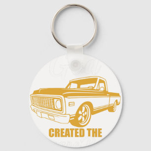 und am 8. Tag erschuf Gott den quadratischen Körpe Schlüsselanhänger