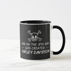 Und am 8. Tag schuf Gott Harley Davidson Tasse
